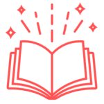 Icon of an open book