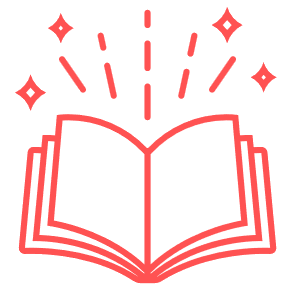 Icon of an open book